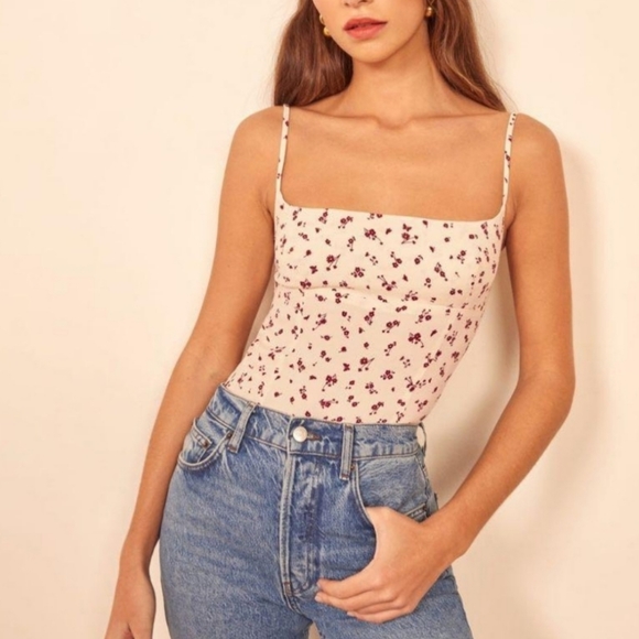 Reformation Tops - Reformation Penny Top Crop Floral Size 4